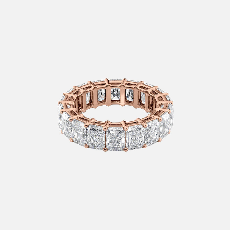  Radiant Eternity Ring 14k Rose Gold 7 0 001