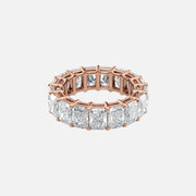  Radiant Eternity Ring 14k Rose Gold 8 0 001