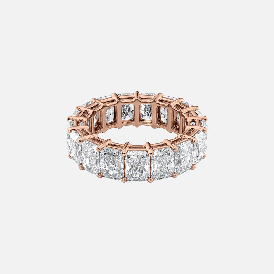  Radiant Eternity Ring 14k Rose Gold 8 0 001