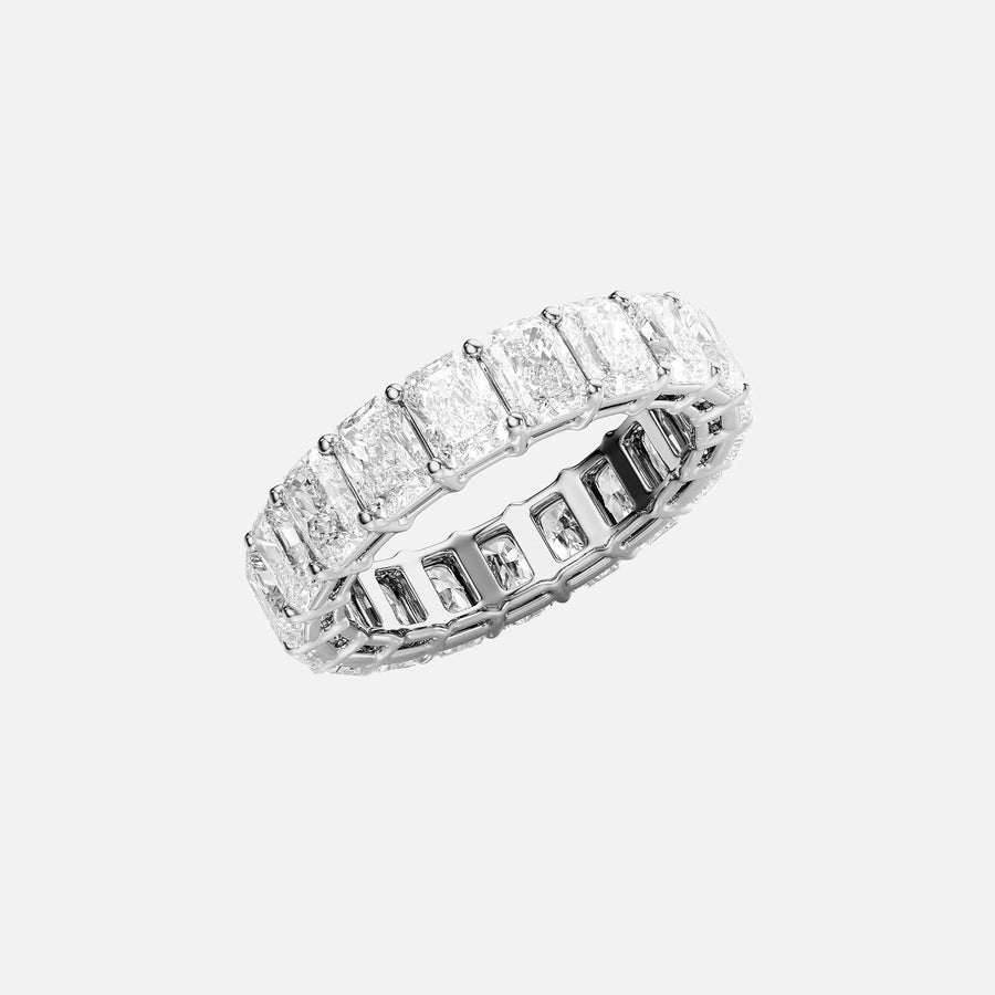  Radiant Eternity Ring 14k White Gold 6 0 002