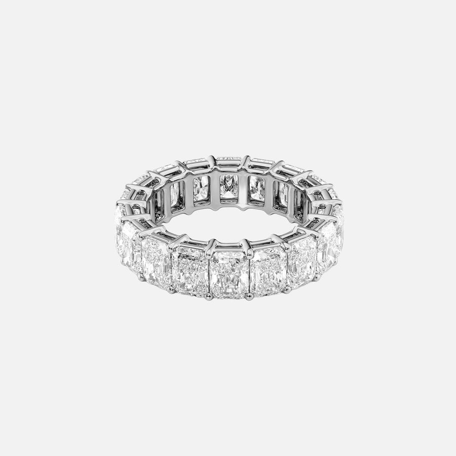  Radiant Eternity Ring 14k White Gold 7 0 001