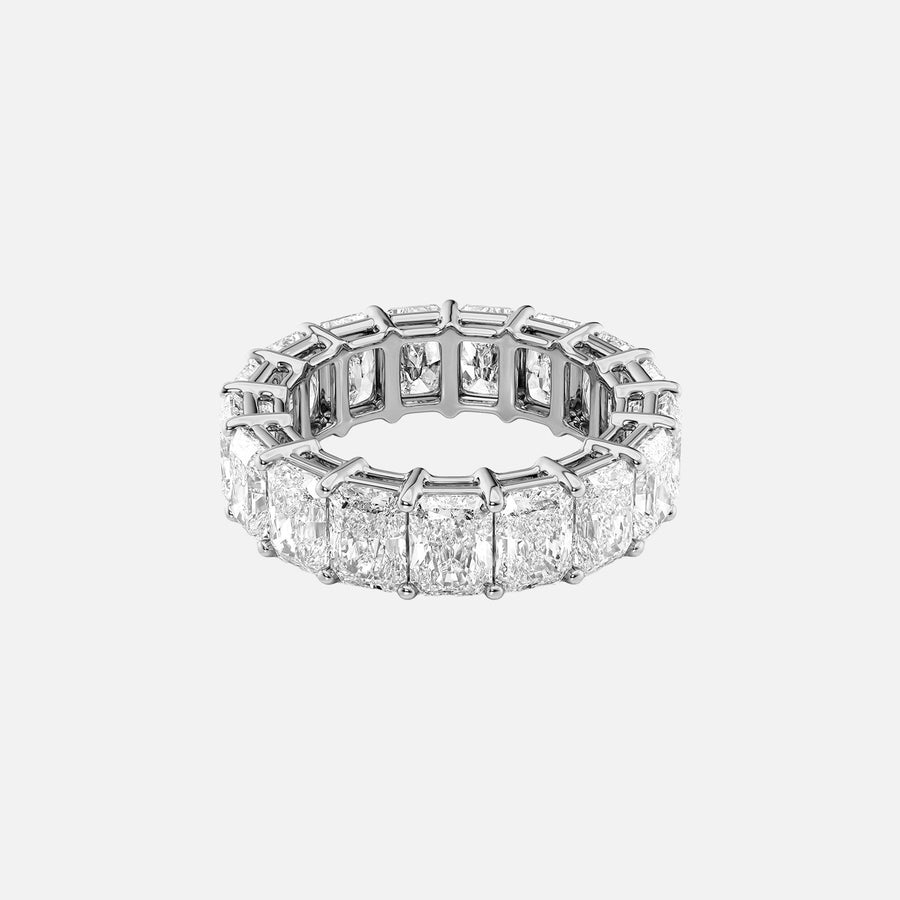  Radiant Eternity Ring 14k White Gold 8 0 001