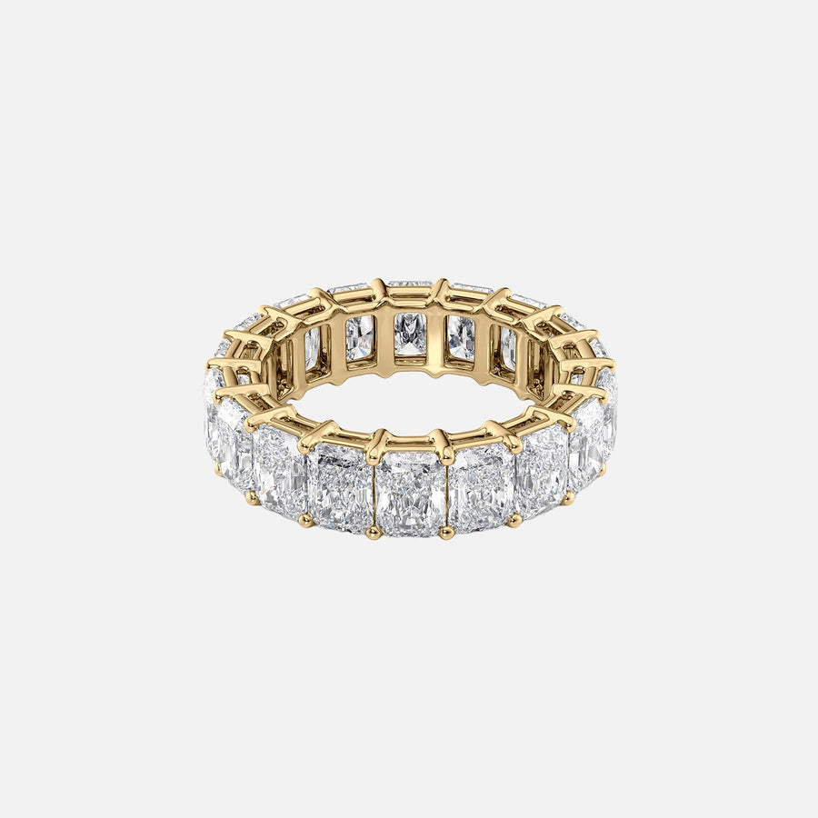  Radiant Eternity Ring 14k Yellow Gold 7 0 001