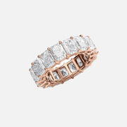  Radiant Eternity Ring 18k Rose Gold 8 0 002