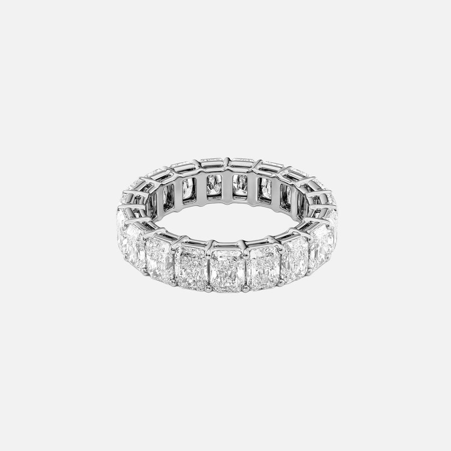  Radiant Eternity Ring 18k White Gold 6 0 001