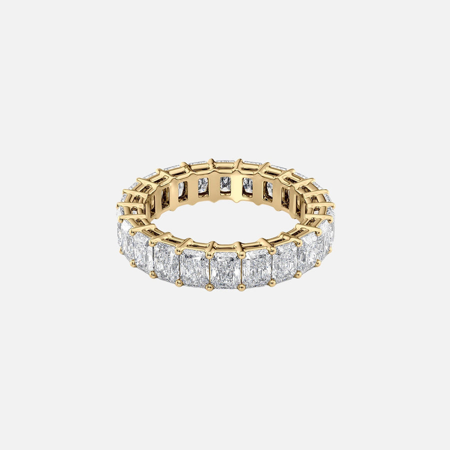  Radiant Eternity Ring 18k Yellow Gold 4 0 001