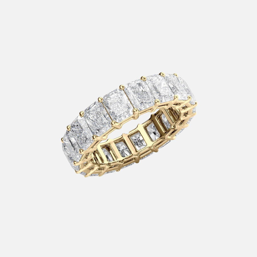  Radiant Eternity Ring 18k Yellow Gold 7 0 002
