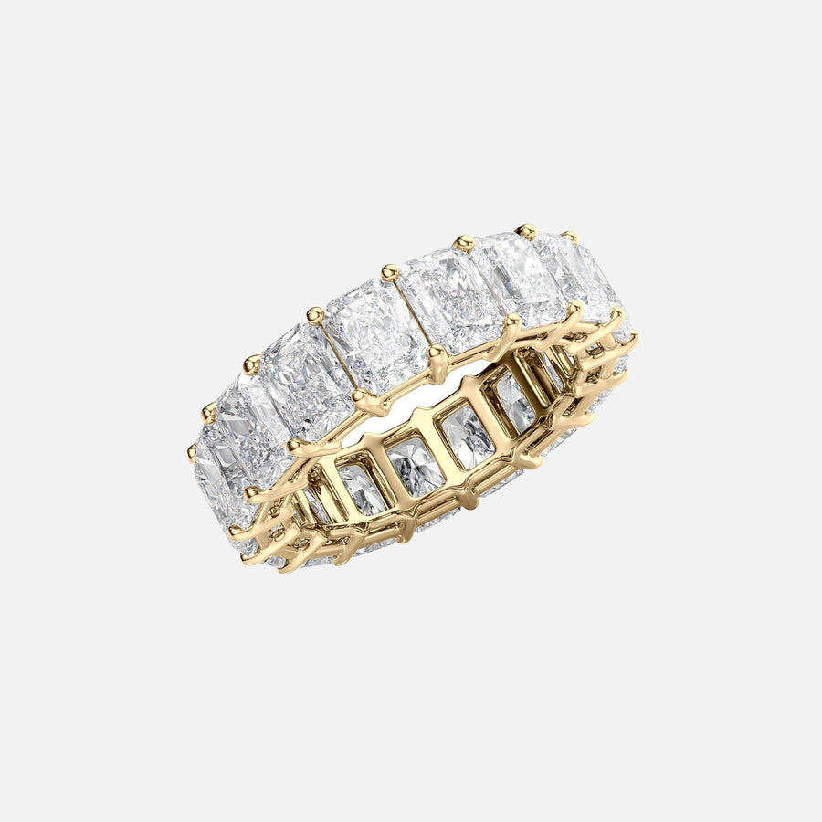  Radiant Eternity Ring 18k Yellow Gold 8 0 002