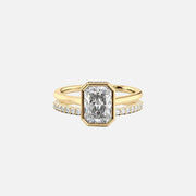 Radiant Helena Ring Stack - KNT - Engagement Rings, Wedding Bands & Fine Jewelry