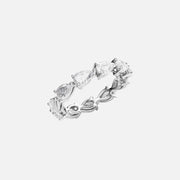 The Eternity Radiant Pear Prong Moissanite Ring - KNT - Engagement Rings, Wedding Bands & Fine Jewelry