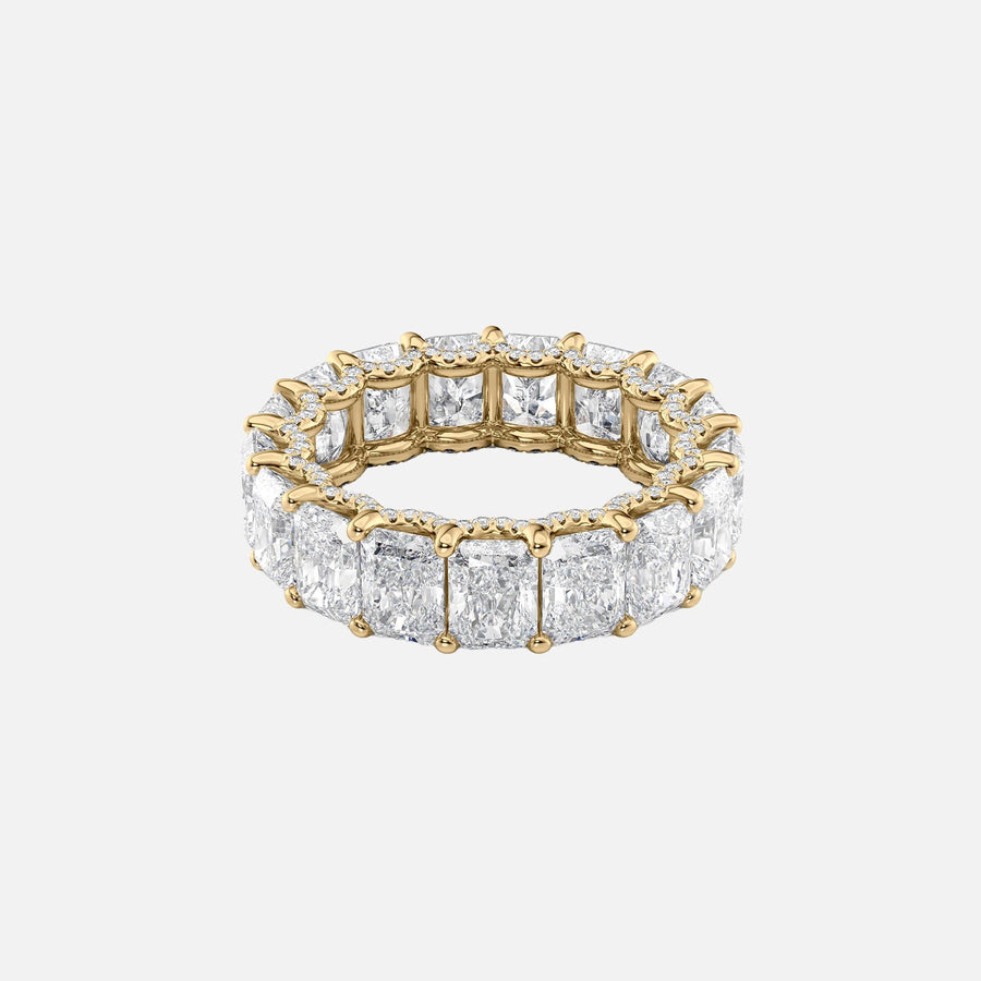  Radiant U Pave Prong Eternity Ring 14k Yellow Gold 8 3 001