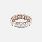  Radiant U Pave Prong Eternity Ring 18k Rose Gold 8 3 001