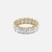  Radiant U Prong Eternity Ring 14k Yellow Gold 8 0 001
