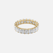  Radiant U Prong Eternity Ring 18k Yellow Gold 4 0 001