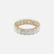  Radiant U Prong Eternity Ring 18k Yellow Gold 6 0 001