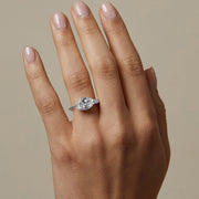 The Solitaire Rosabella Oval Moissanite Ring - KNT - Engagement Rings, Wedding Bands & Fine Jewelry