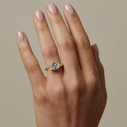 The Solitaire Rosabella Oval Moissanite Ring - KNT - Engagement Rings, Wedding Bands & Fine Jewelry
