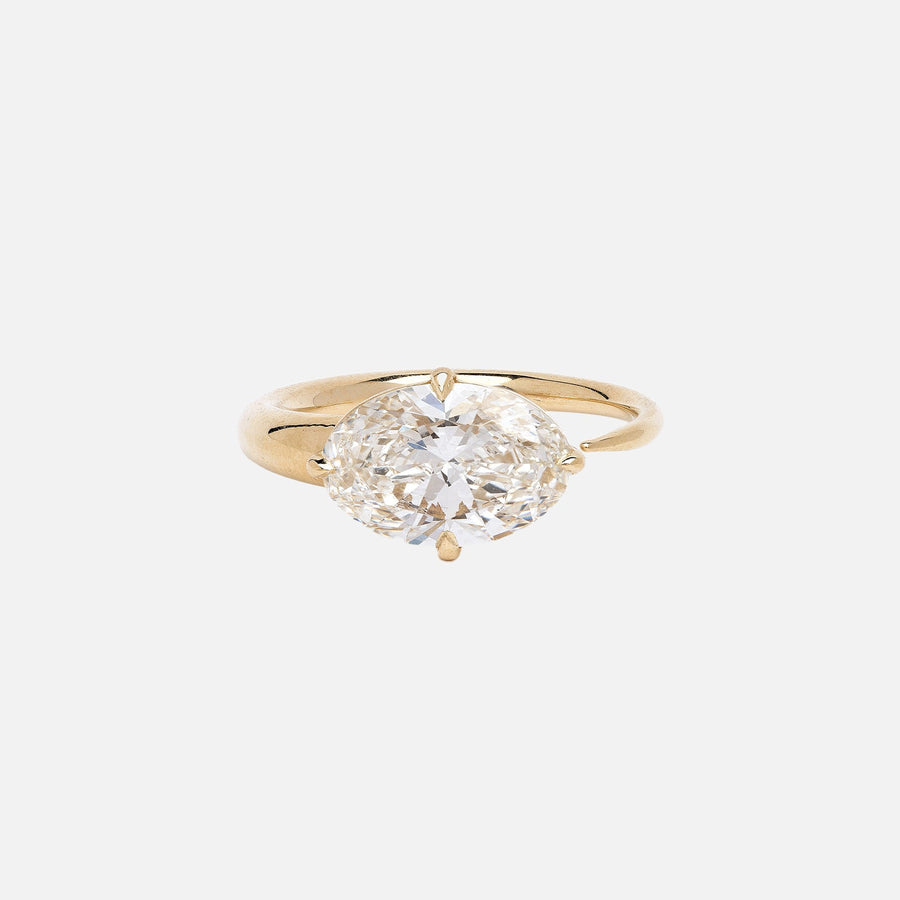 The Solitaire Rosabella Oval Moissanite Ring - KNT - Engagement Rings, Wedding Bands & Fine Jewelry