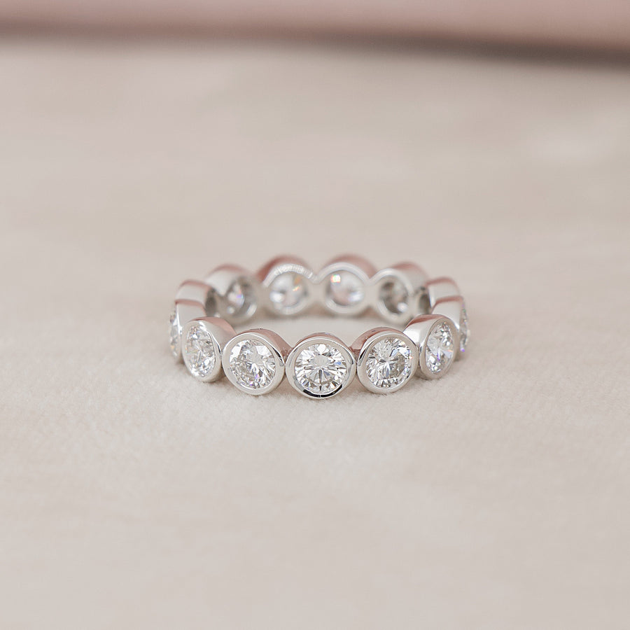  Round Bezel Eternity Ring 14k White Gold 3 5 004 Final