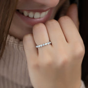  Round Bezel Eternity Ring 18k White Gold 1 0 002