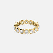  Round Bezel Eternity Ring 18k Yellow Gold 1 5 001