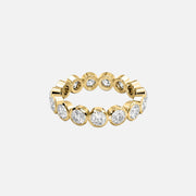  Round Bezel Eternity Ring 18k Yellow Gold 2 0 001