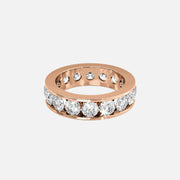  Round Channel Eternity Ring 18k Rose Gold 4 0 001