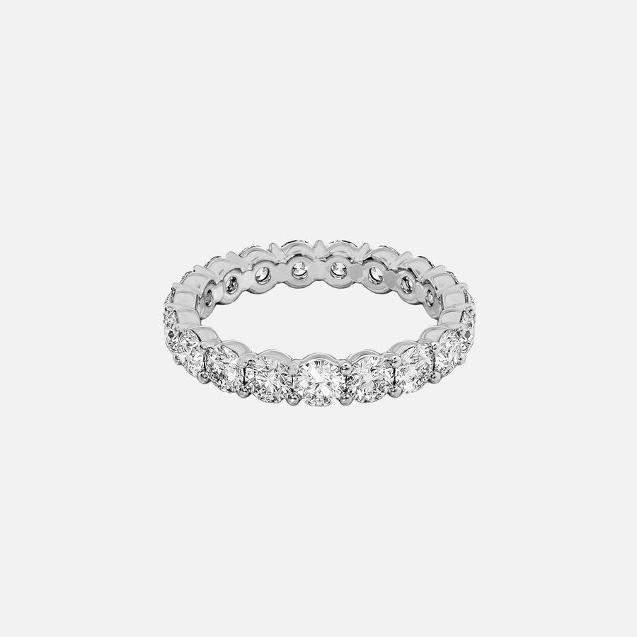  Round Eternity Ring 14k White Gold 3 0 001
