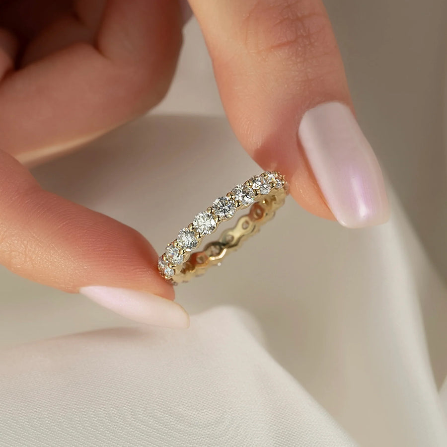  Round Eternity Ring 14k Yellow Gold 3 0 003 Final