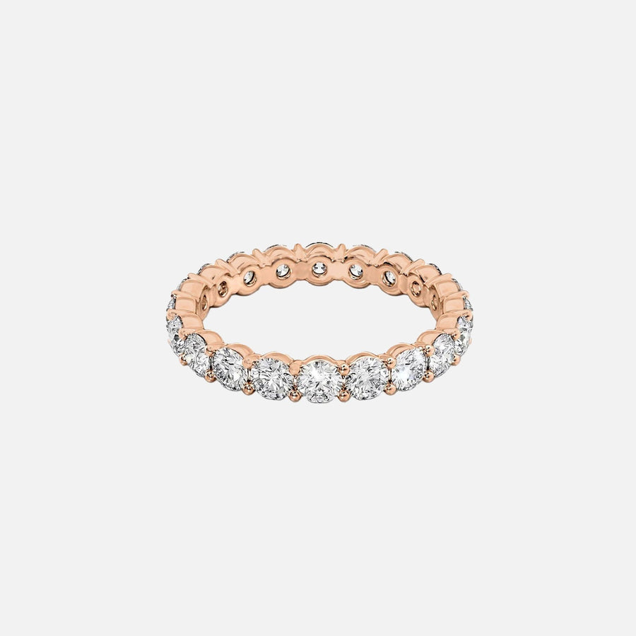  Round Eternity Ring 18k Rose Gold 2 0 001
