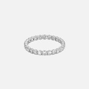  Round Eternity Ring 18k White Gold 1 2 001