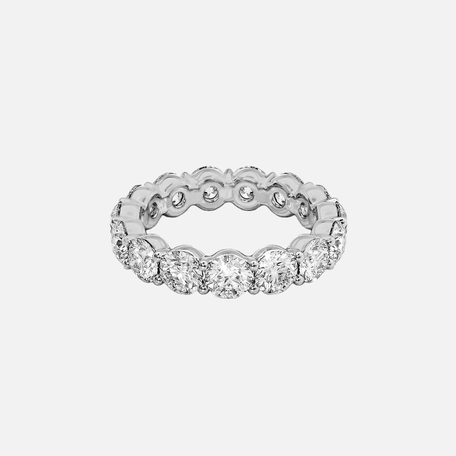  Round Eternity Ring 18k White Gold 4 5 001