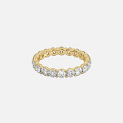  Round Eternity Ring 18k Yellow Gold 2 0 001