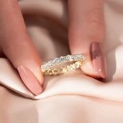  Round Eternity Ring 18k Yellow Gold 2 0 002