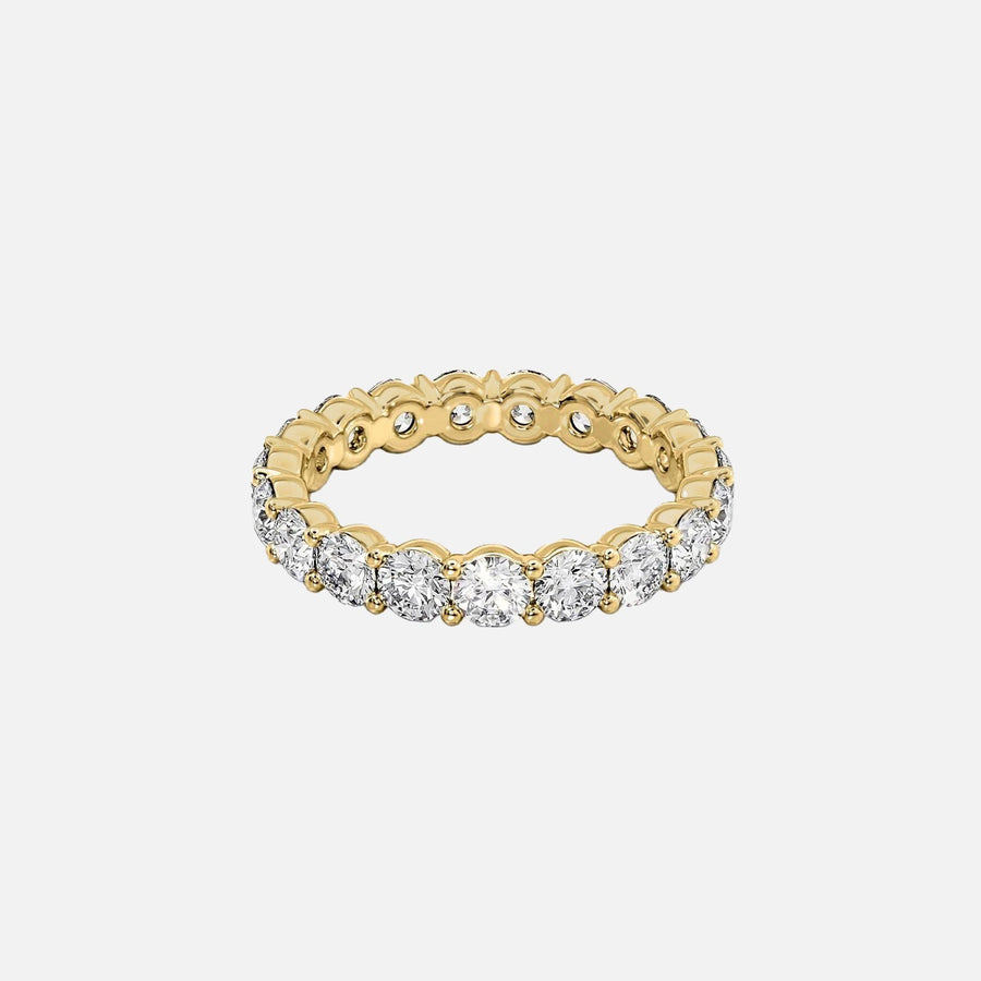  Round Eternity Ring 18k Yellow Gold 3 0 001