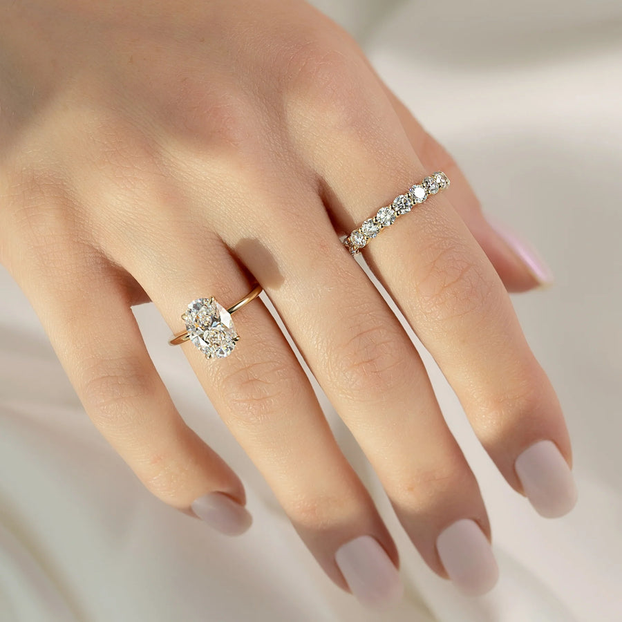  Round Eternity Ring 18k Yellow Gold 3 0 002