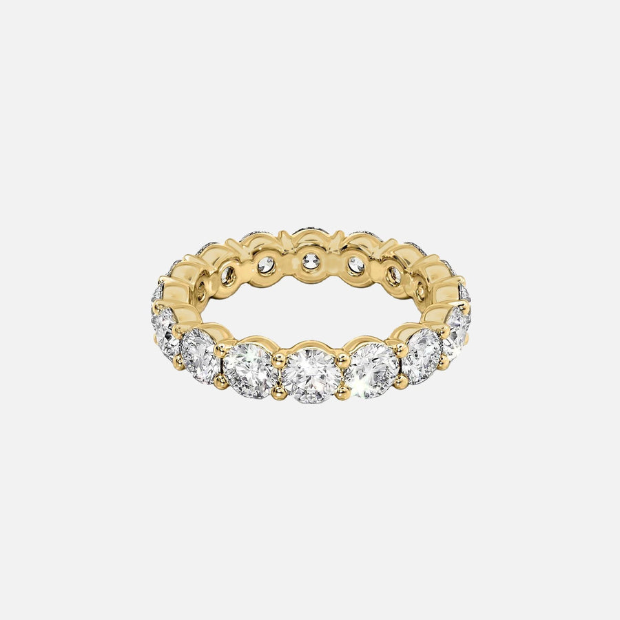  Round Eternity Ring 18k Yellow Gold 4 0 001