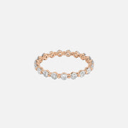  Round Shared Prong Eternity Ring 14k Rose Gold 1 0 001