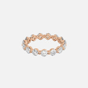  Round Shared Prong Eternity Ring 14k Rose Gold 2 0 001