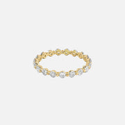 Round Shared Prong Eternity Ring 14k Yellow Gold 1 0 001