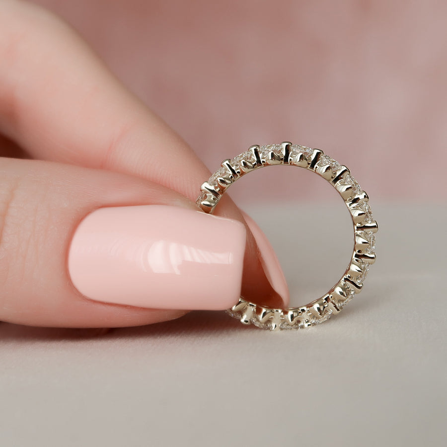  Round Shared Prong Eternity Ring 14k Yellow Gold 1 5 005 Final