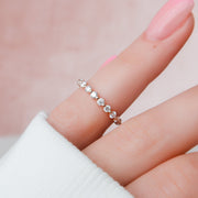  Round Shared Prong Eternity Ring 18k Rose Gold 1 0 003
