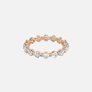  Round Shared Prong Eternity Ring 18k Rose Gold 1 5 001