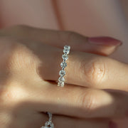  Round Shared Prong Eternity Ring 18k White Gold 2 0 002