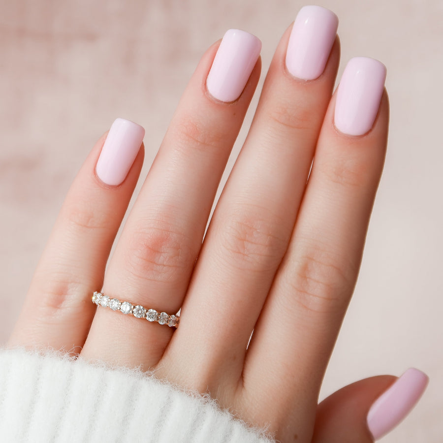  Round Trellis Eternity Ring 14k Rose Gold 2 0 002