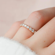  Round Trellis Eternity Ring 14k Rose Gold 2 0 003
