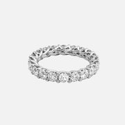  Round Trellis Eternity Ring 14k White Gold 3 0 001