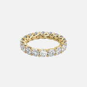  Round Trellis Eternity Ring 14k Yellow Gold 3 5 001
