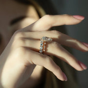  Round Trellis Eternity Ring 18k Rose Gold 4 0 002