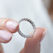  Round Trellis Eternity Ring 18k White Gold 2 0 005 Final